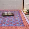 Hand Block Printed Pure Cotton Single Bedsheet