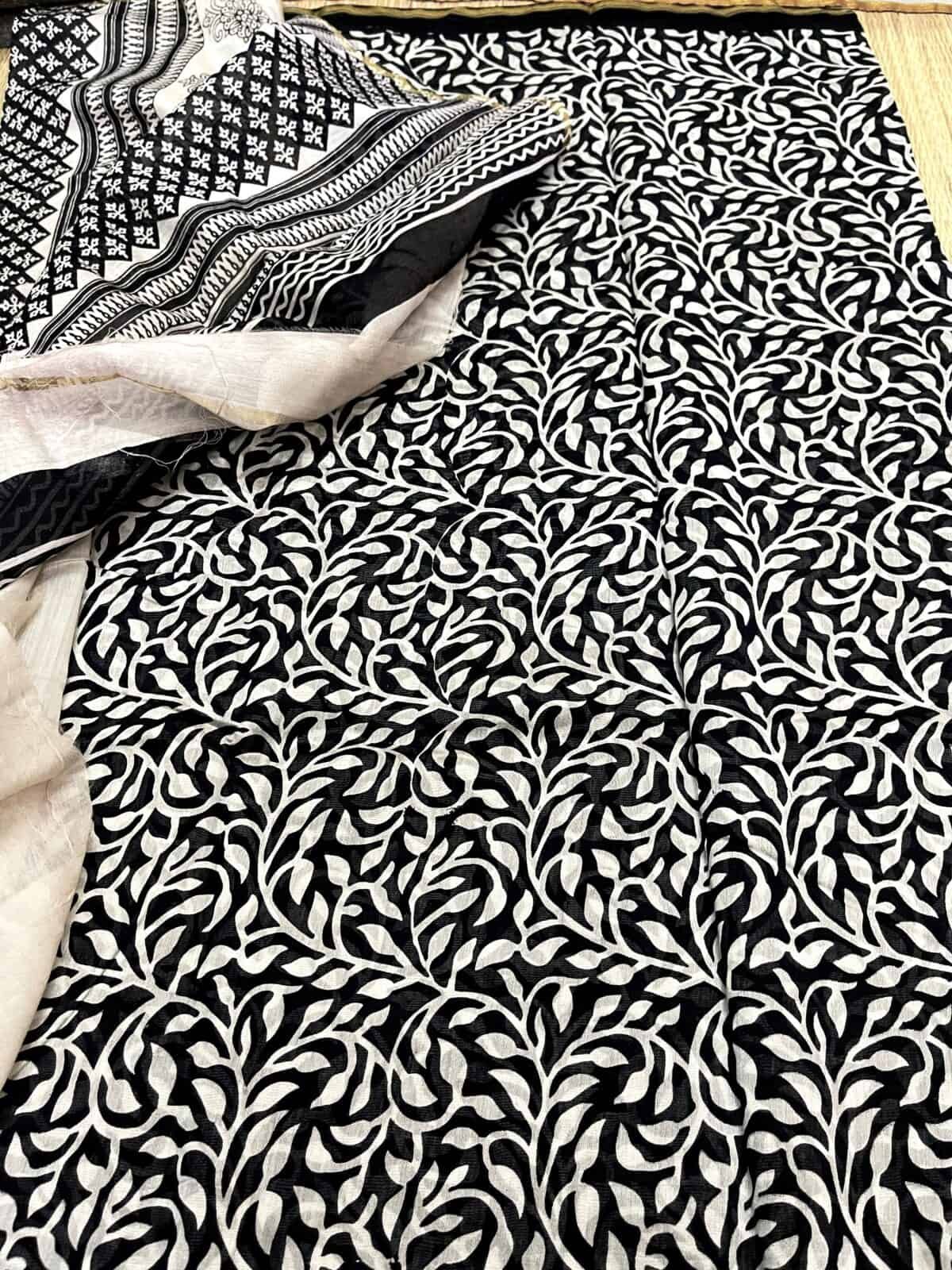 Chanderi Handblock Print Saree 7c scaled