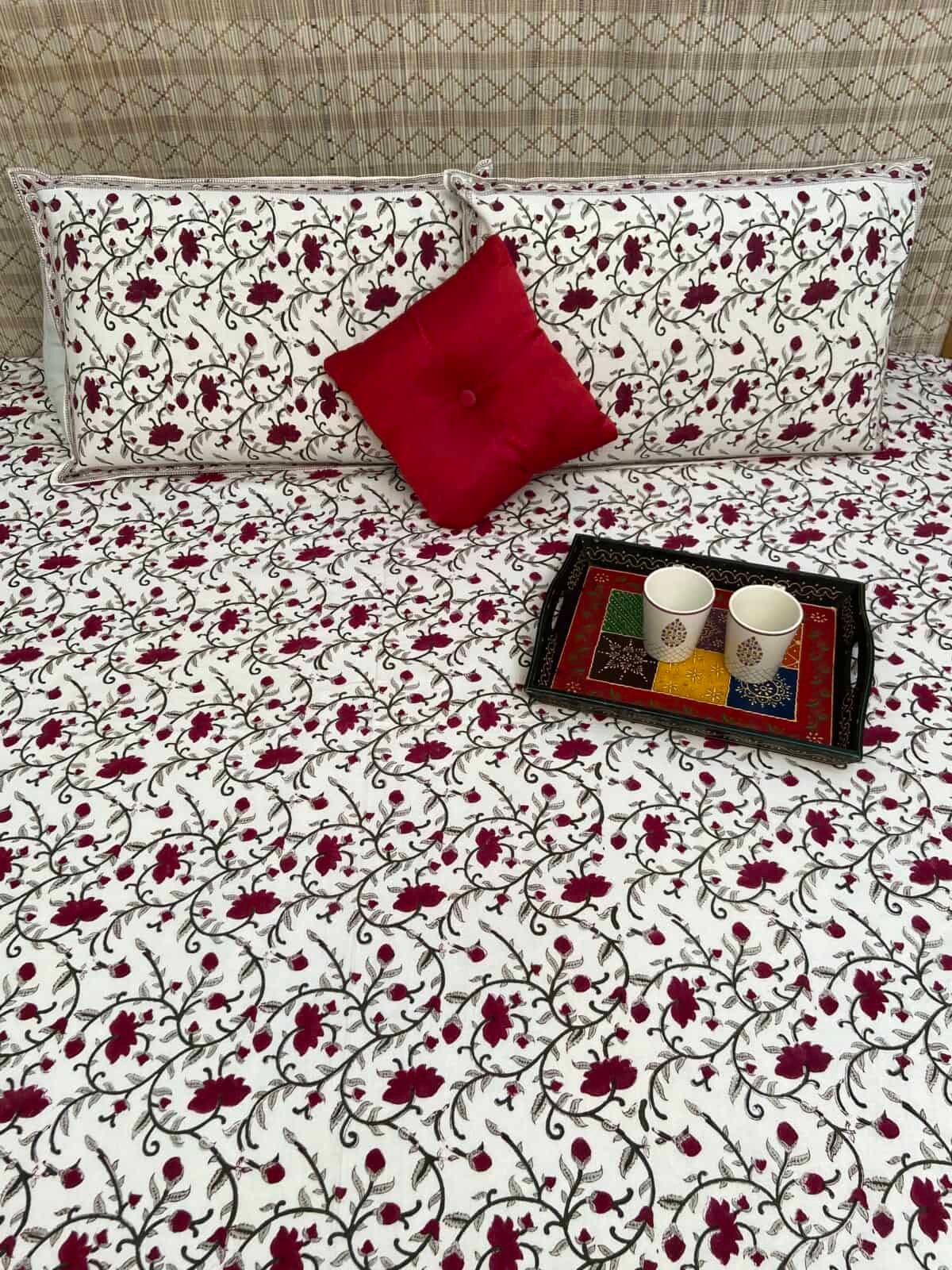 Sanganeri Handblock Printed Double Bedsheet 5d scaled