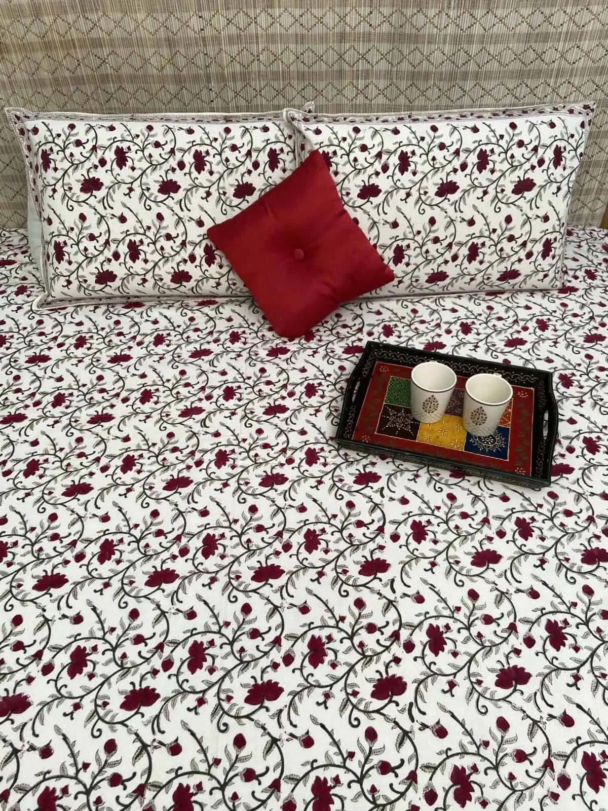 Sanganeri Handblock Printed Double Bedsheet 5d scaled