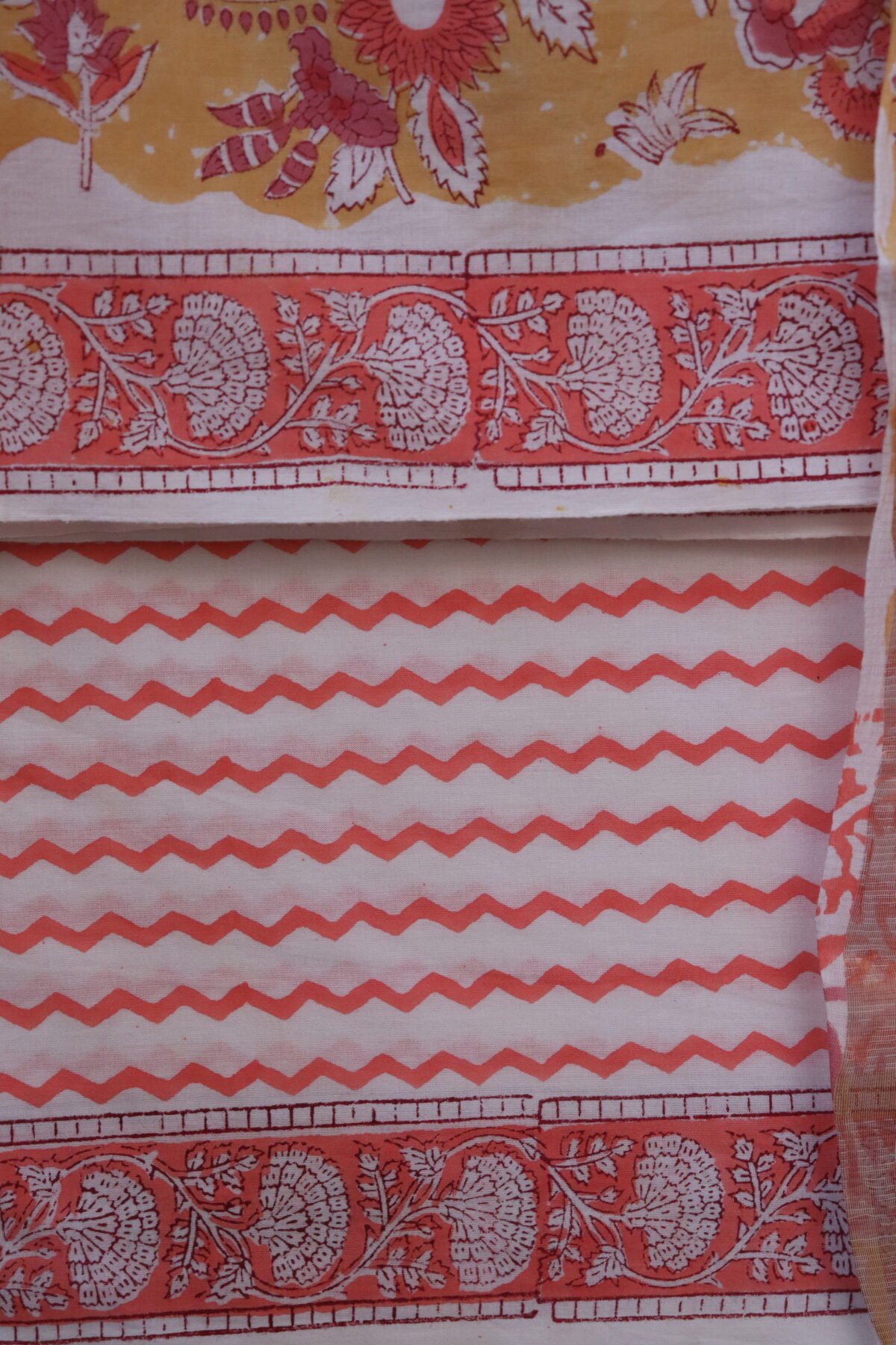 Sanganeri Handblock Printed Cotton Suit